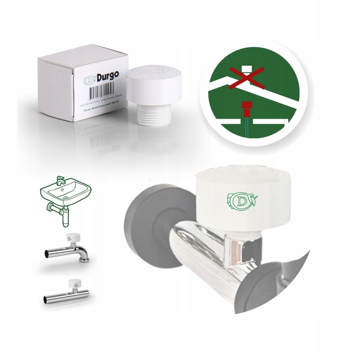 Supapa de admisie a aerului Durago, DN25, 7.5 l/s