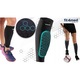 Предпазители за пищяли, Fit4med, XL, Черни, Еластични, Дишаща материя, Шок абсорбция, Универсална употреба