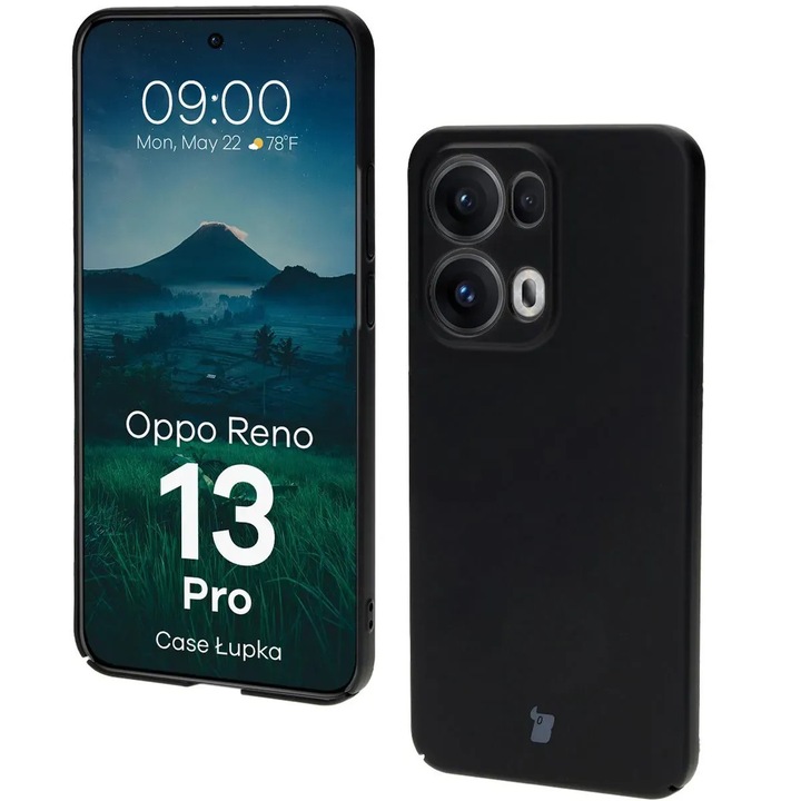 Калъф, Bizon Case Lupka за OPPO Reno13 Pro, Черно