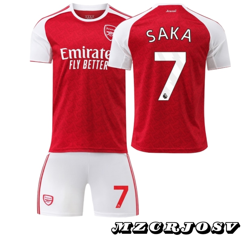 Echipament sportiv copii Arsenal Saka Nr.7 Fotbal Tricou Set