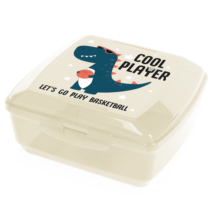 Caserola pentru pranz, BranQ, Bej, 0.85 L, 14,5x12x6,5 cm