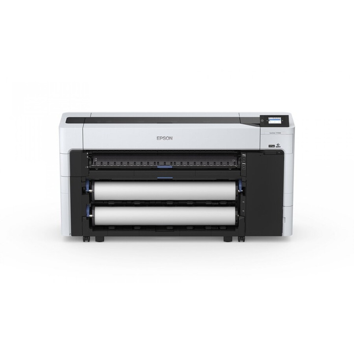 Imprimanta de format mare Epson SureColor SC-T7700D, Wi-Fi, Cu jet de cerneala, Color, 1200 x 2400 DPI, A2 (420 x 594 mm) Ethernet LAN, Negru-Alb