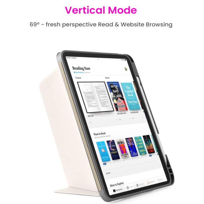 Husa pentru iPad Pro/5th Gen, TomToc, bej