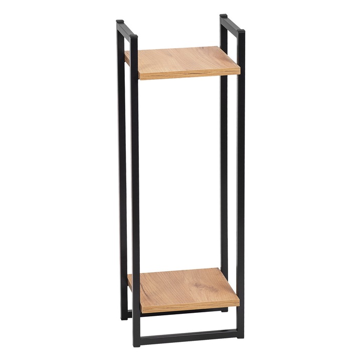 Suport pentru plante, FRAMADO, 25x22x70cm, Negru