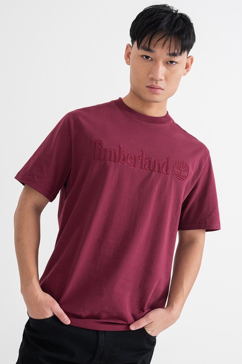 Timberland, Тениска от памук Hampthon, Бордо