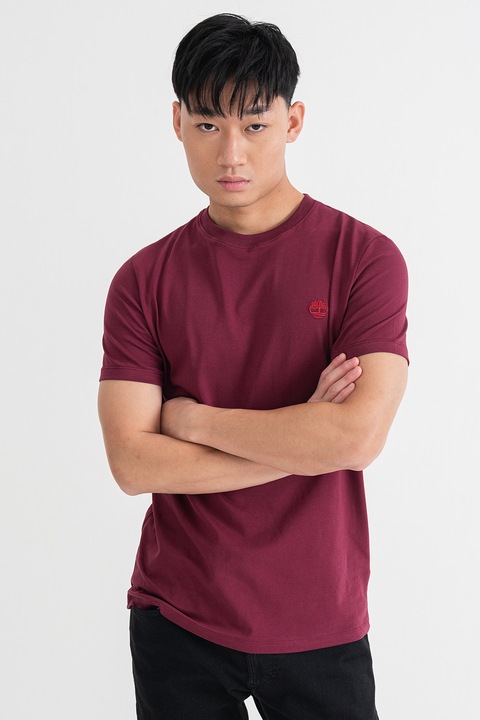 Timberland, Памучна слим тениска Dun-River, Бордо
