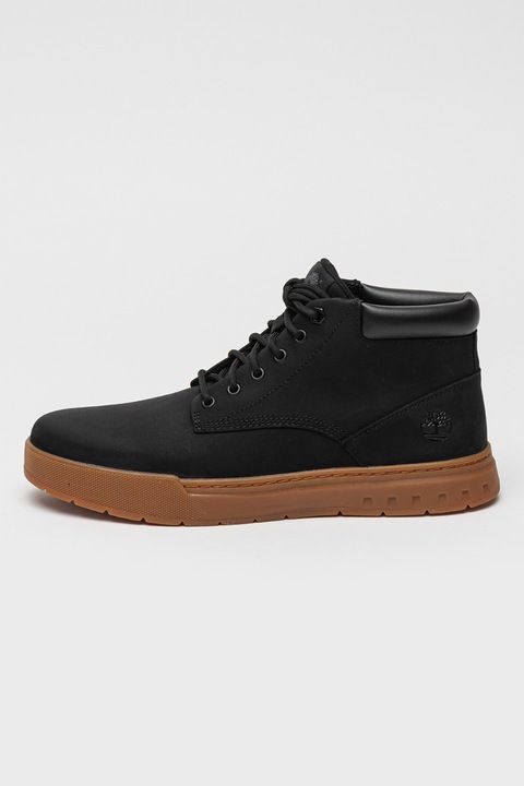Timberland, Ghete medii de piele nabuc Maple Grove, Negru