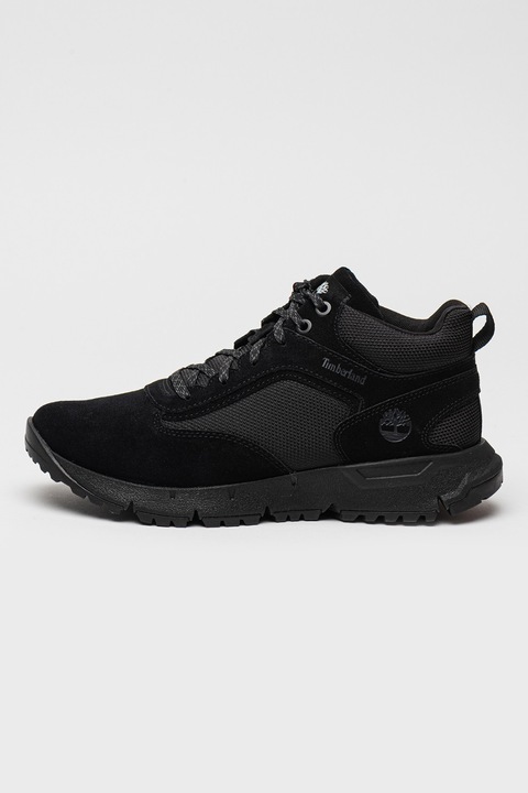 Timberland, Pantofi sport medii cu siret Voyager Park, Negru