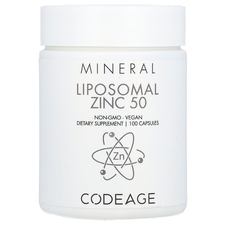 Zinc liposomal Codeage, 50 mg, 100 capsule, vegan, non-GMO