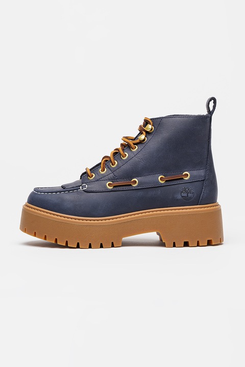 Timberland, Кожени боти Stone Street, Кафяв/Тъмносин