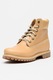 Timberland, Bocanci impermeabili de piele Premium, Bej deschis