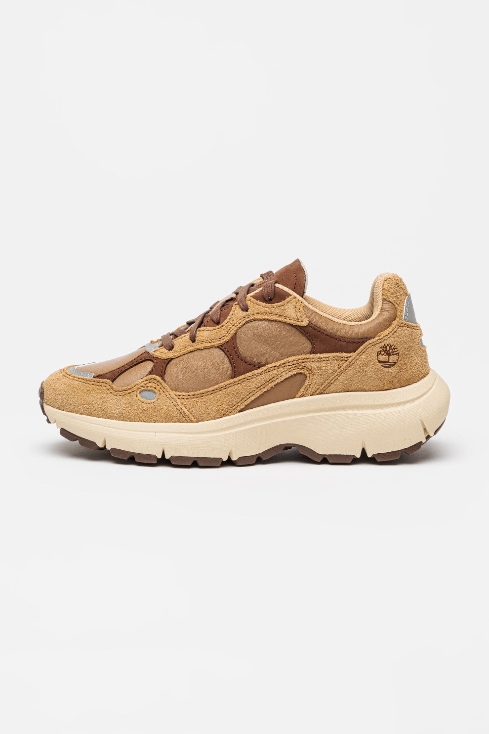 Timberland, Pantofi sport demi-wedge cu garnituri de piele