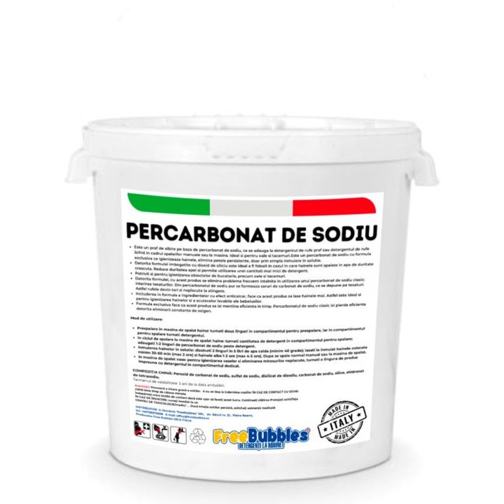 Percarbonat de Sodiu Freebubbles 1kg