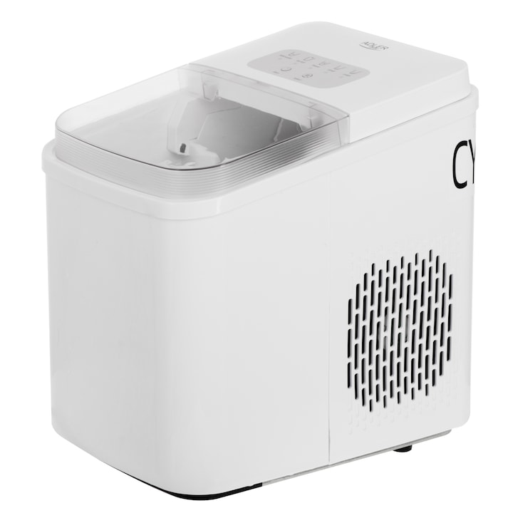 Masina De Facut Gheata, Adler, Ad8800, Capacitate De Pana La 12 kg De Gheata Pe Zi, Ciclu Rapid De Productie, 9 Cuburi De Gheata La Fiecare 10 Minute, 2 Dimensiuni De Cuburi, Mici Si Mari, Rezervor De Apa De 1.4 Litri, 31.5 x 22.8 x 32.9 cm, Multicolor