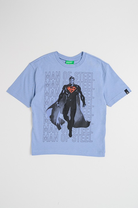 United Colors of Benetton, Superman mintás póló, Pasztellkék