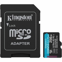 Card de Memorie MicroSDXC Kingston, 256GB , Canvas GO Plus,Cu Adaptor