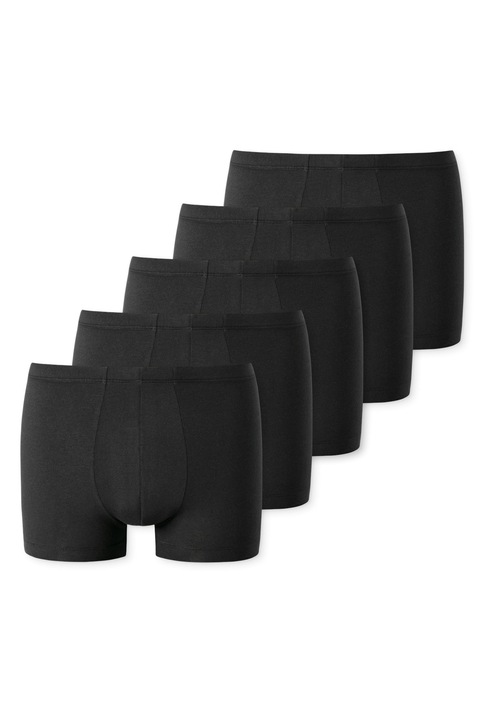 Uncover by Schiesser, Set de boxeri din bumbac - 5 perechi, Negru