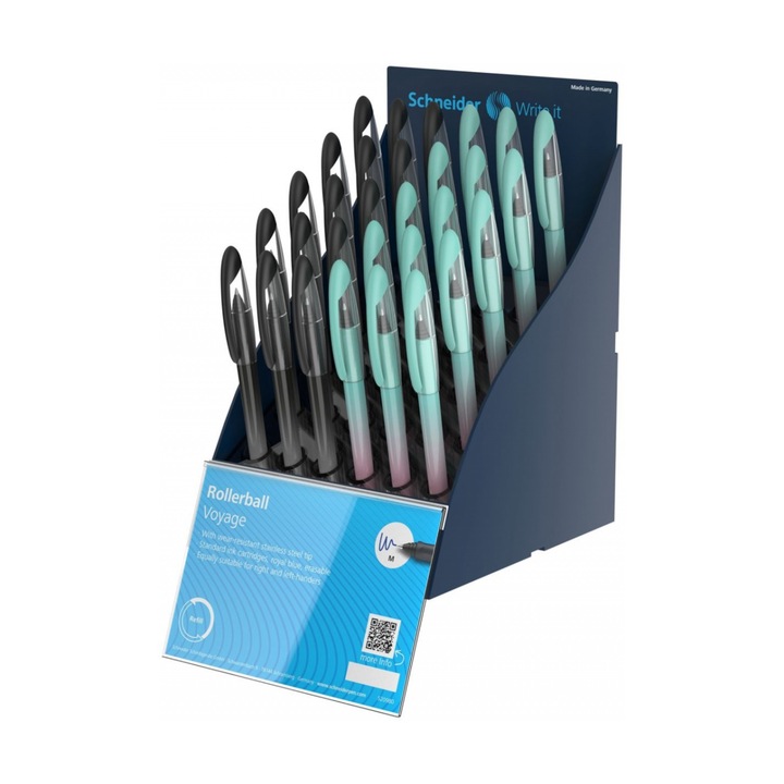 Sis Display Schneider Voyage, 30 Rollere Cu Cartus - Asortate