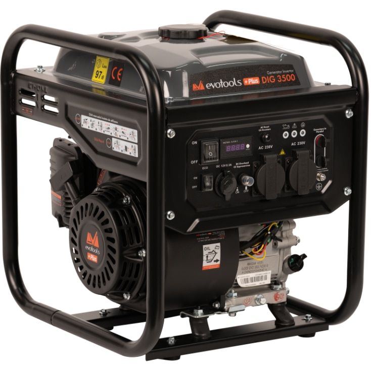 Generator invertor Evotools Plus DIG 3500, 4.7 CP, 3500 W - eMAG.ro
