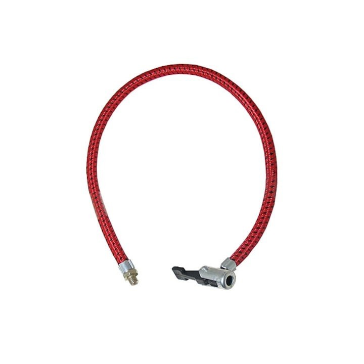 Furtun pompa aer Automax – 50 cm, cu racord M8 si cap pentru valva