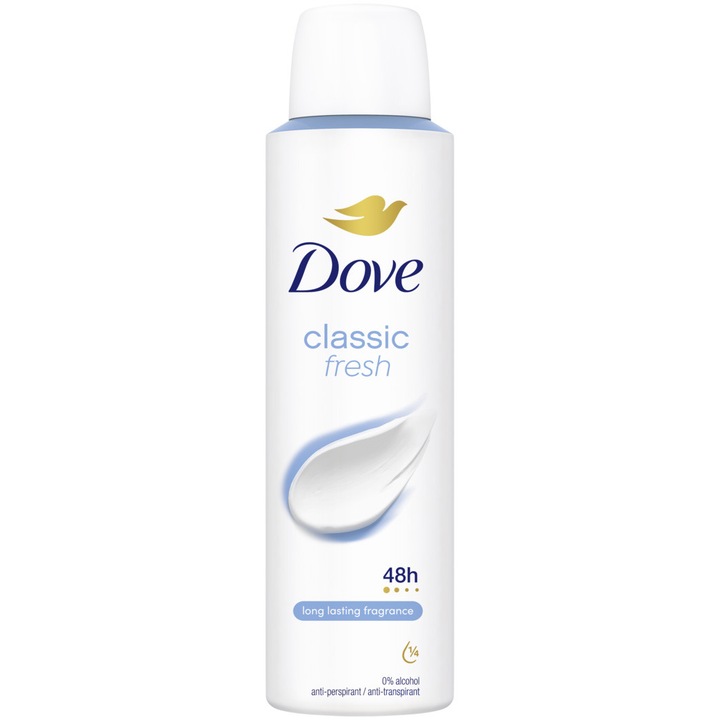 Izzadásgátló Dove Spray Classic 150 ml