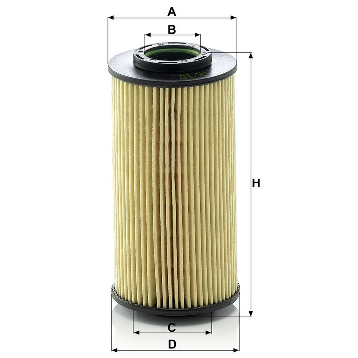MANN FILTER olajszűrő - HYUNDAI ELANTRA IV, GETZ, I10 I, I30, MATRIX, KIA CEE'D, CERATO I, PICANTO I, PRO CEE'D, RIO II 1.1D-1.6D 10.01-12.12