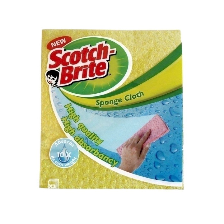 Lavete umede Scotch-Brite, 3 bucati/set