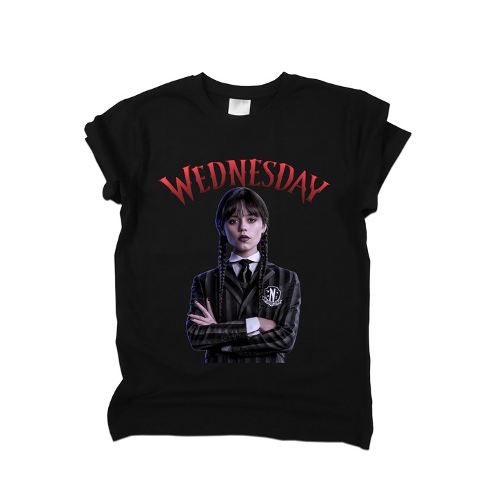 Gyerek póló, Rebel Icon, Wednesday, Fekete