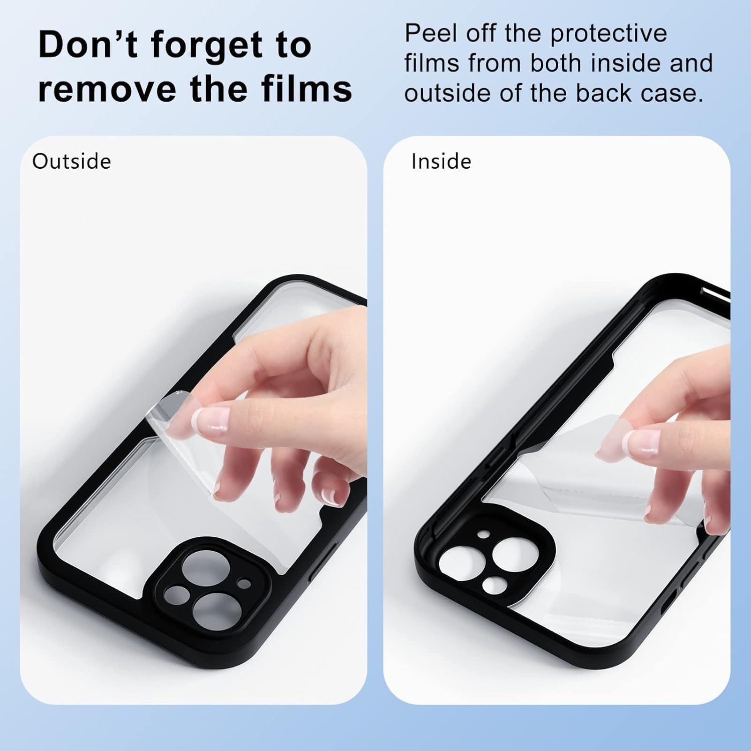Set 360: Husa cu folie integrata pentru Samsung Galaxy A17 Protectie 360 fata / spate - Negru