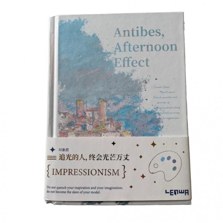 Caiet de schite A5, Monet Antibes, 120 file, 210x144mm