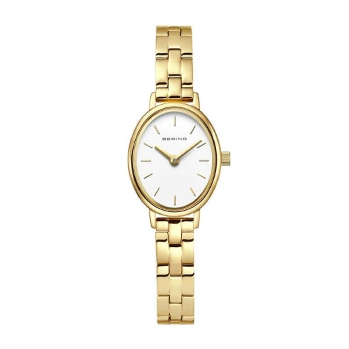 Ceas dama BERING Classic 11020-734, auriu, curea din inox