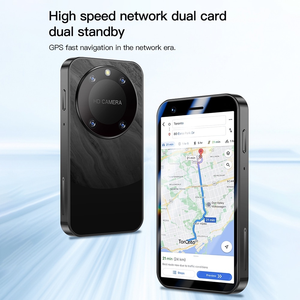 Telefon inteligent Rainbuvvy F8 Pro, 1GB RAM, 16GB, 3, 0 inci, negru