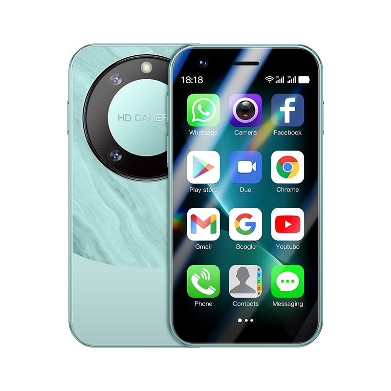 Telefon inteligent Rainbuvvy F8 Pro, 1GB RAM, 16GB ROM, verde, 3 inci