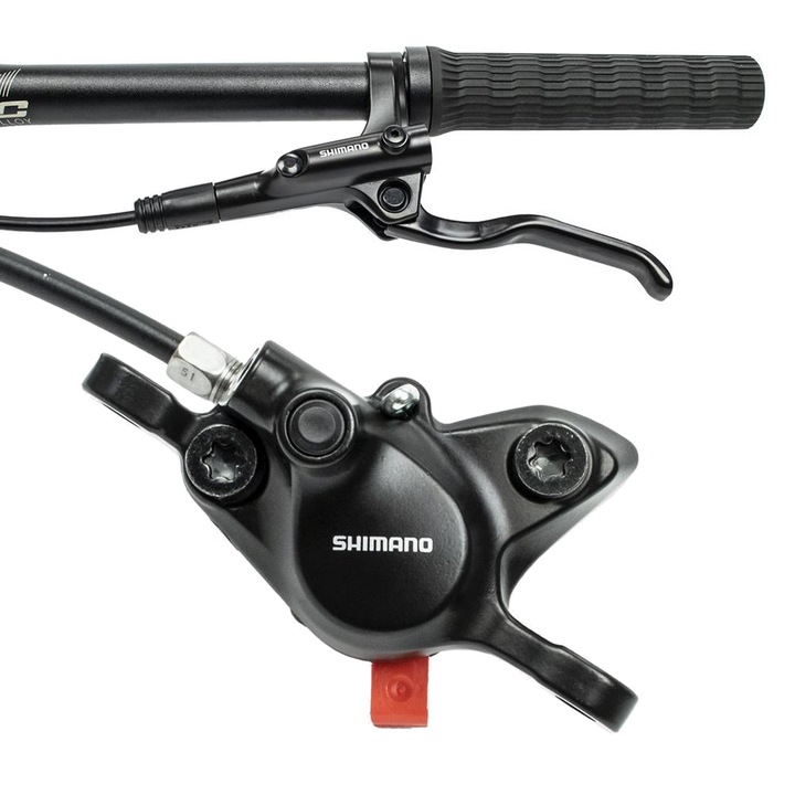 Frână disc hidraulică Shimano MT200, set față, negru, 1000 mm