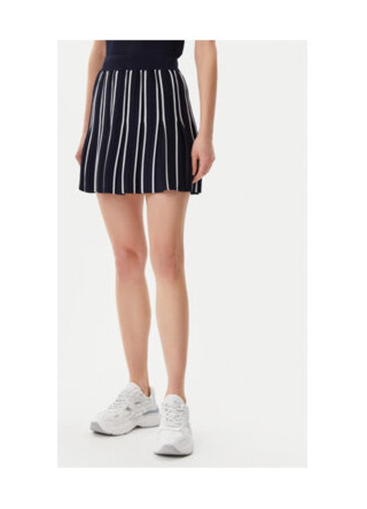 Fusta plisata cu dungi
