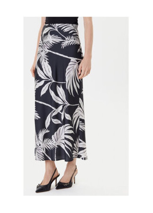 Fusta midi cu imprimeu