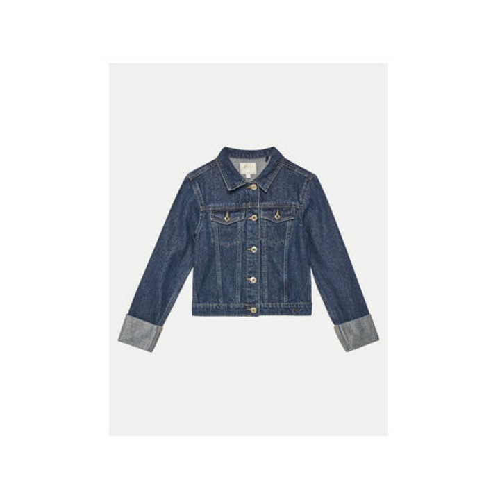 Jacheta din denim cu nasturi