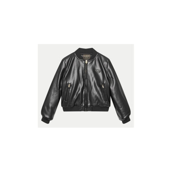 Jacheta din Piele Ecologica Uni, 158-166 CM