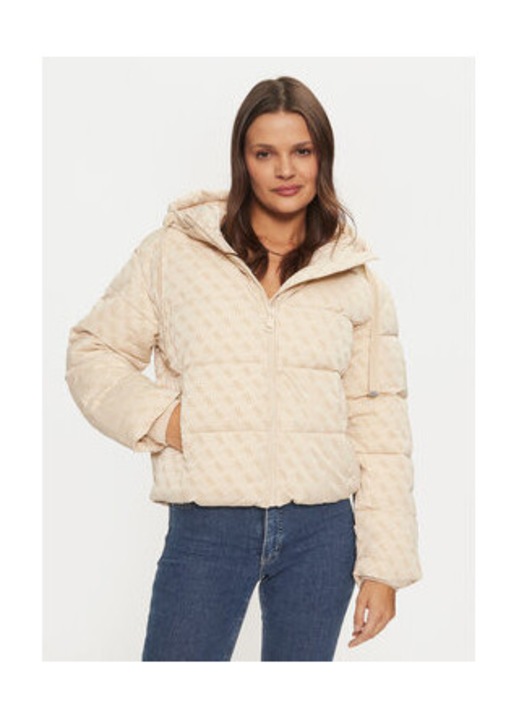 Geaca cu gluga si imprimeu logo, XL INTL