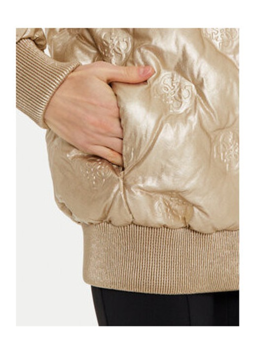 Geaca lejera cu model monogram