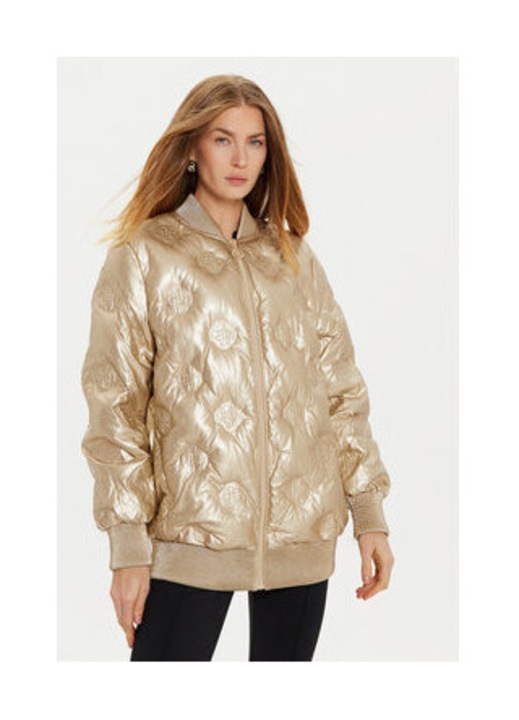 Geaca lejera cu model monogram