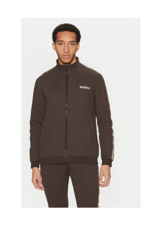 Bluza de trening cu benzi logo laterale