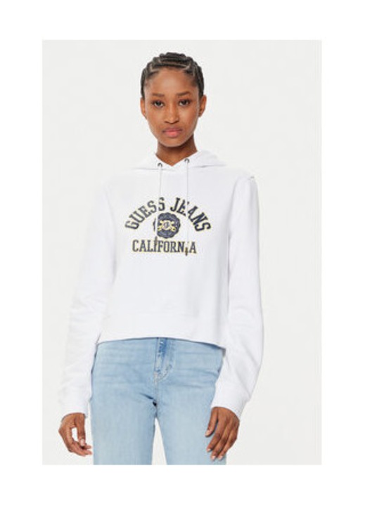 Hanorc cu print logo din bumbac