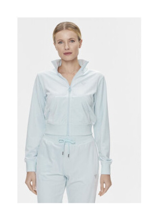 Bluzon cu fermoar si guler inalt