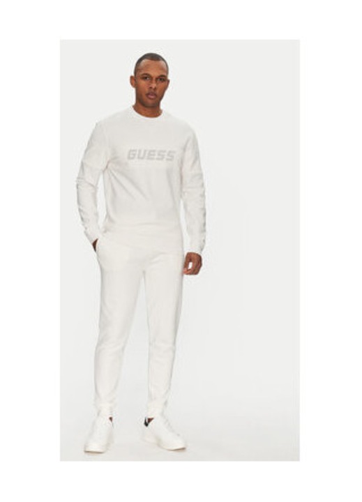 Pantaloni de trening cu snur si talie inalta