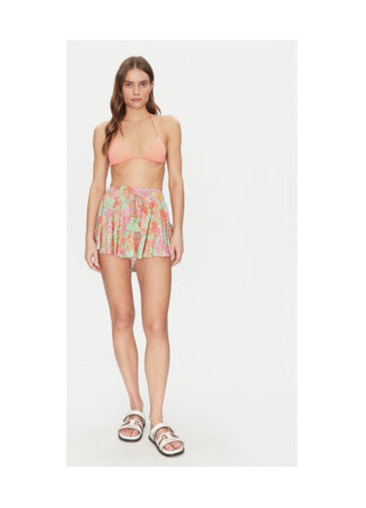 Pantaloni scurti de plaja cu imprimeu paisley, Verde