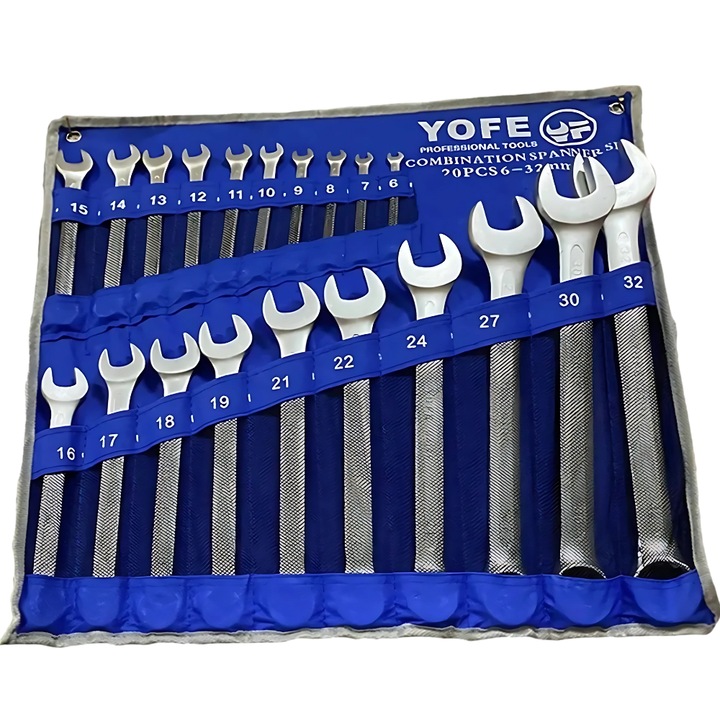 Set chei Barste combinate 21 piese, 6-32 mm, otel calit, rezistente, pentru uz profesional