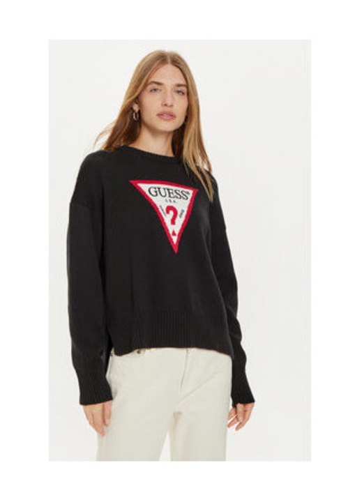 Pulover din bumbac organic cu logo