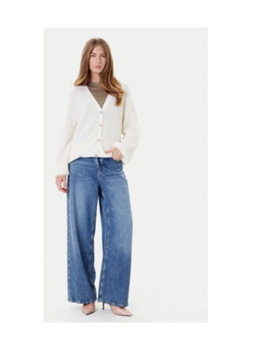 Cardigan lejer cu decolteu in V