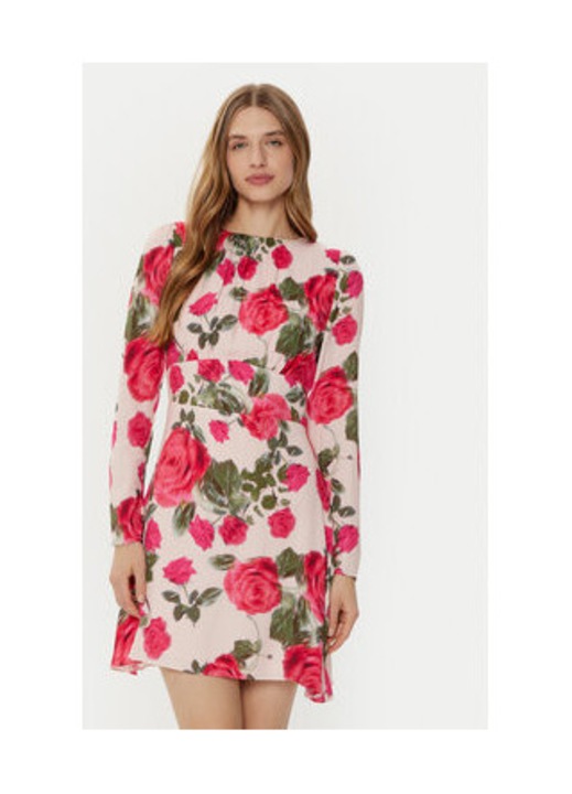 Rochie cu imprimeu trandafiri